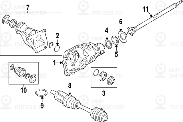 Abtriebswelle Rechts
 BMW 31605A2E808