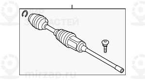 Austausch Abtriebswelle Vorn Rechts
 BMW 31608657292