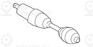 Austausch Abtriebswelle Vorne Links
 BMW 31608680337