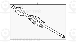 Austausch Abtriebswelle Vorne Links
 BMW 31608683335
