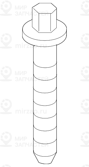 Болт Asa M10X70-10.9
 BMW 32106773068
