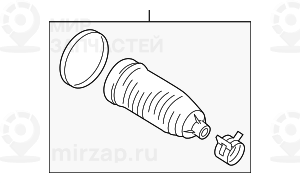 Ремонтный Комплект Гофрированного Кожуха
 BMW 32106779622