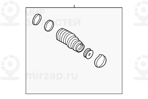 Ремонтный комплект гофрированного кожуха
 BMW 32136751026