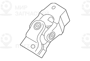 Карданный шарнир с крестовиной
 BMW 32302283431