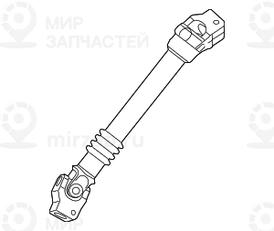 Нижняя секция вала рулевого управления
 BMW 32306769166