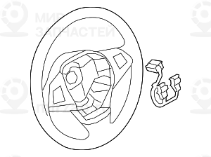 Рулевое колесо кожа
 BMW 32306780542