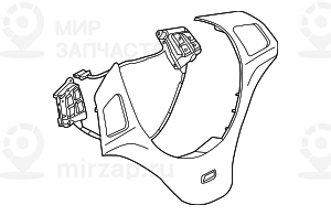 Крышка рул.колеса черн./perlglanz chrom
 BMW 32306853142