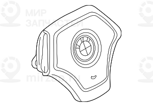 Prallplatte Airbag
 BMW 32306880599