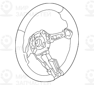 Спортивное рулевое колесо m кожа
 BMW 32307848339