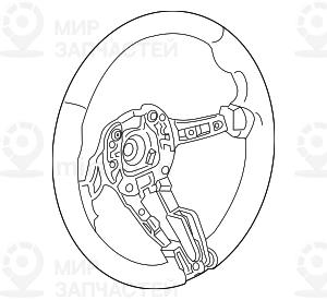 Спортивное Рулевое Колесо M Кожа
 BMW 32307854458