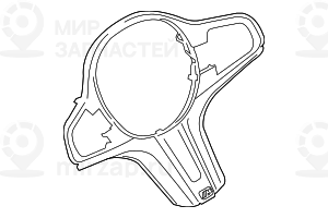 Декоративная Накладка На Рулевое Колесо
 BMW 32308089363