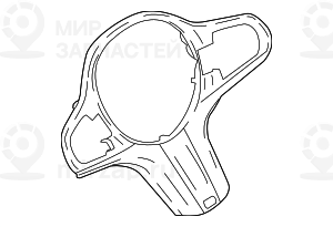 Dekorblende Lenkrad
 BMW 32308089364