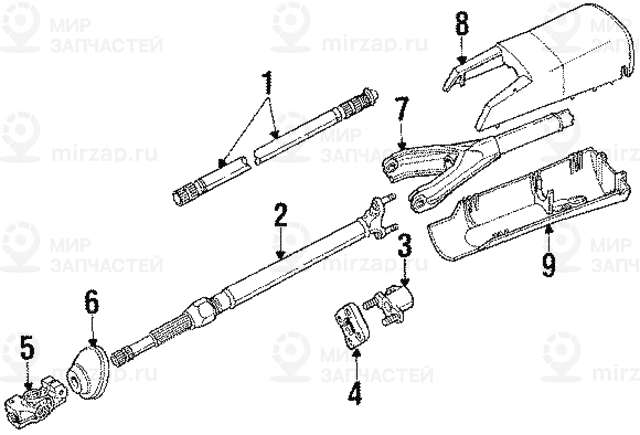 Карданный шарнир с крестовиной
 BMW 32311150491
