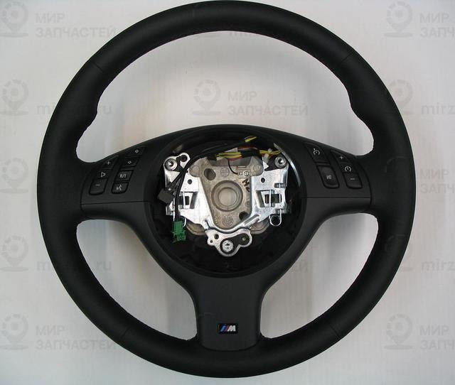 Спорт.рул.колесо,M-ст.с НПБ кожа многоф. SCHWARZ/SCHWARZ
 BMW 32342282022