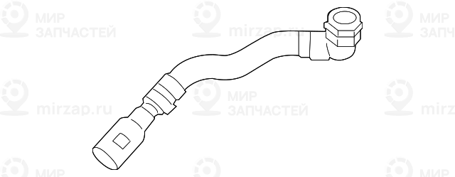 Обратный трубопровод радиатора
 BMW 32416792490