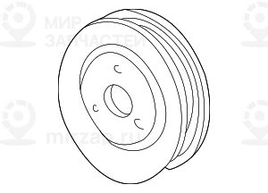 ременный шкив
 BMW 32421704636