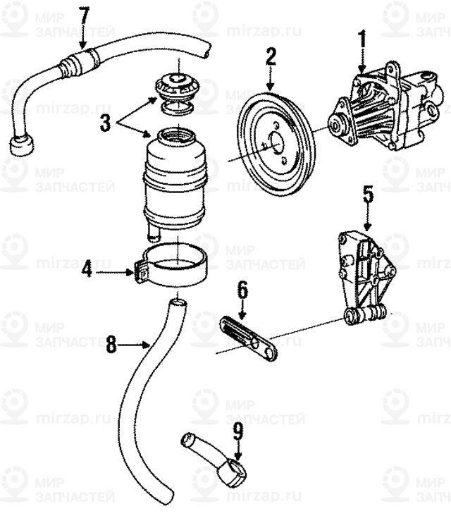 ременный шкив
 BMW 32421709191