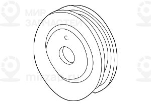 ременный шкив D=105MM
 BMW 32421736934