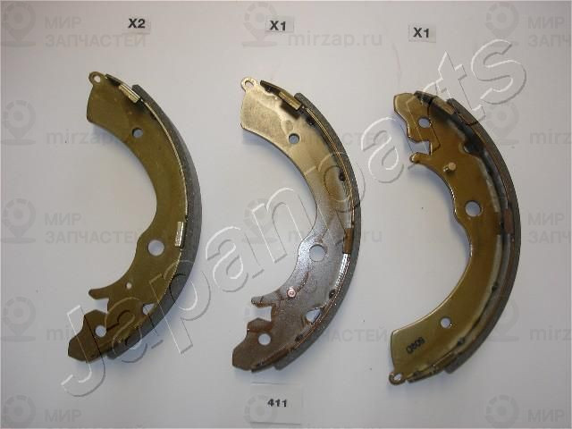 Комплект тормозных колодок JAPANPARTS GF411AF