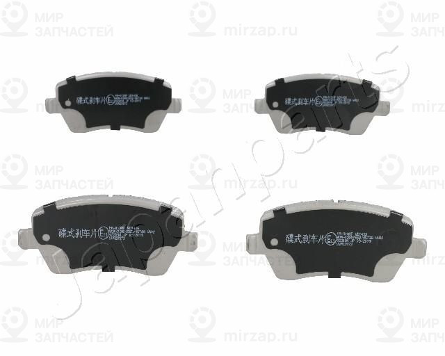 Комплект тормозных колодок, дисковый тормоз JAPANPARTS PA013AF