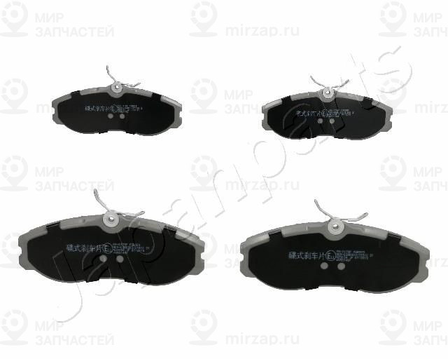 Комплект тормозных колодок, дисковый тормоз JAPANPARTS PA017AF