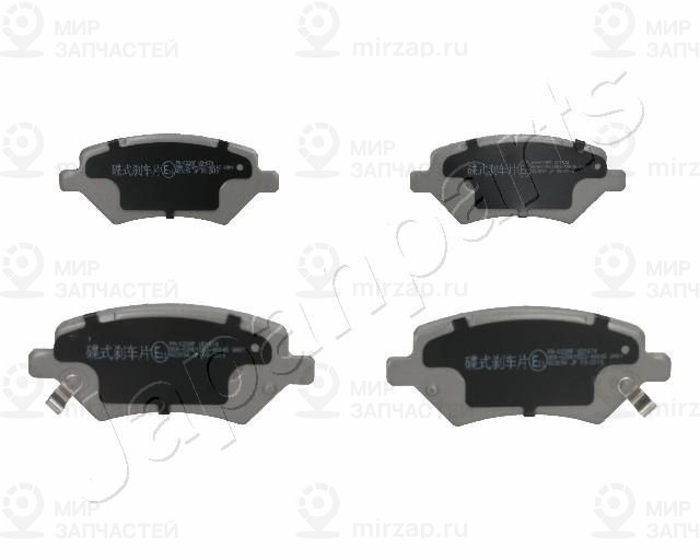 Комплект тормозных колодок, дисковый тормоз JAPANPARTS PA022AF