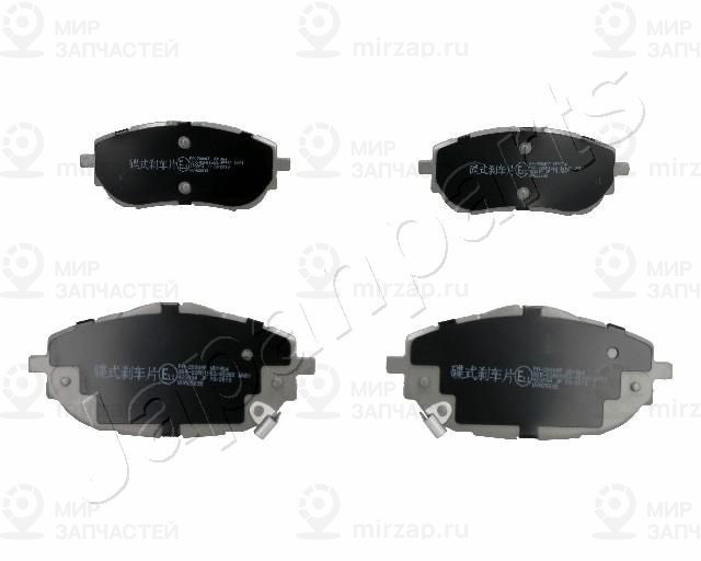 Комплект тормозных колодок, дисковый тормоз JAPANPARTS PA2000AF