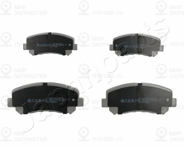 Комплект тормозных колодок, дисковый тормоз JAPANPARTS PA348AF