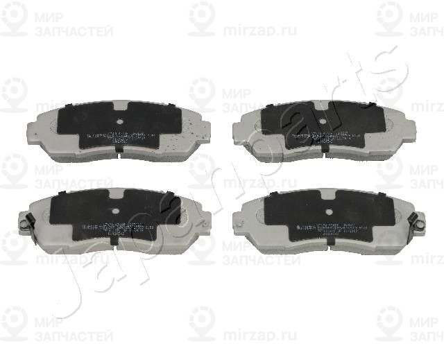 Комплект тормозных колодок, дисковый тормоз JAPANPARTS PA434AF