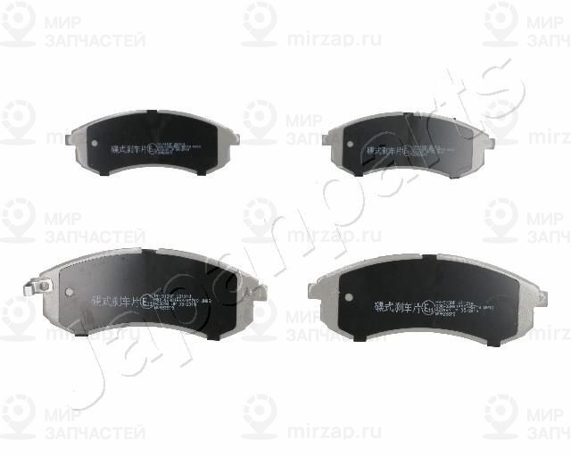 Комплект тормозных колодок, дисковый тормоз JAPANPARTS PA515AF