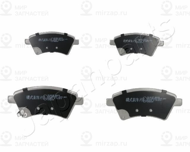 Комплект тормозных колодок, дисковый тормоз JAPANPARTS PA801AF
