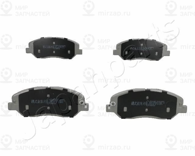 Комплект тормозных колодок, дисковый тормоз JAPANPARTS PAH14AF