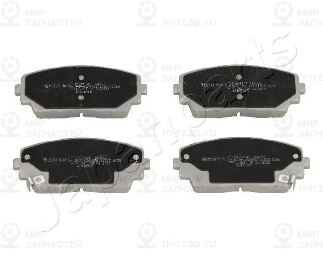 Комплект тормозных колодок, дисковый тормоз JAPANPARTS PAK23AF