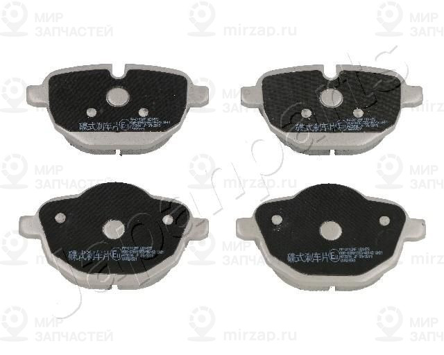 Комплект тормозных колодок, дисковый тормоз JAPANPARTS PP0112AF