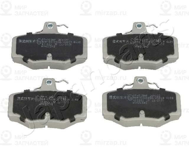 Комплект тормозных колодок, дисковый тормоз JAPANPARTS PP015AF