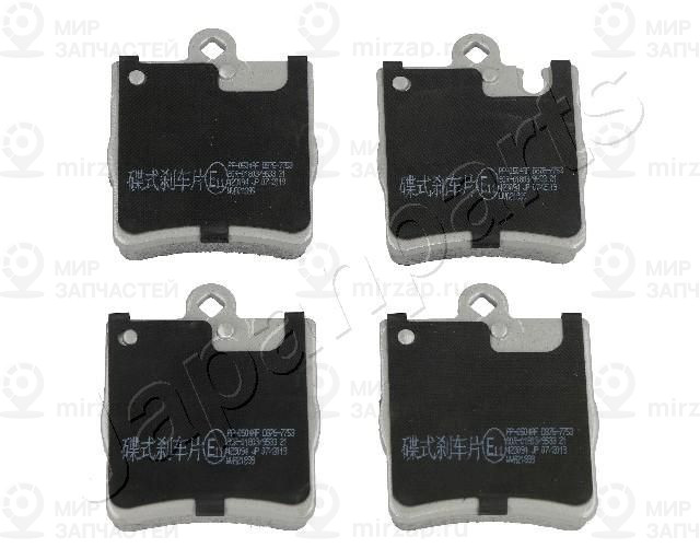 Комплект тормозных колодок, дисковый тормоз JAPANPARTS PP0504AF