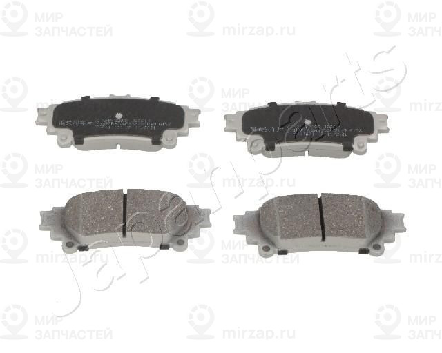 Комплект тормозных колодок, дисковый тормоз JAPANPARTS PP228AF