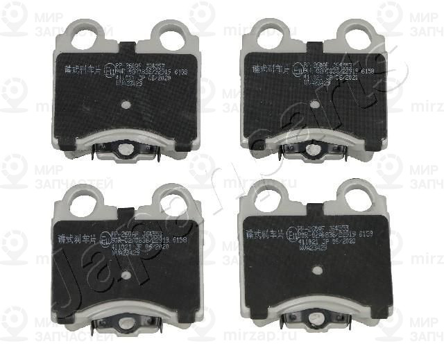 Комплект тормозных колодок, дисковый тормоз JAPANPARTS PP260AF