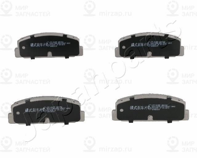Комплект тормозных колодок, дисковый тормоз JAPANPARTS PP302AF