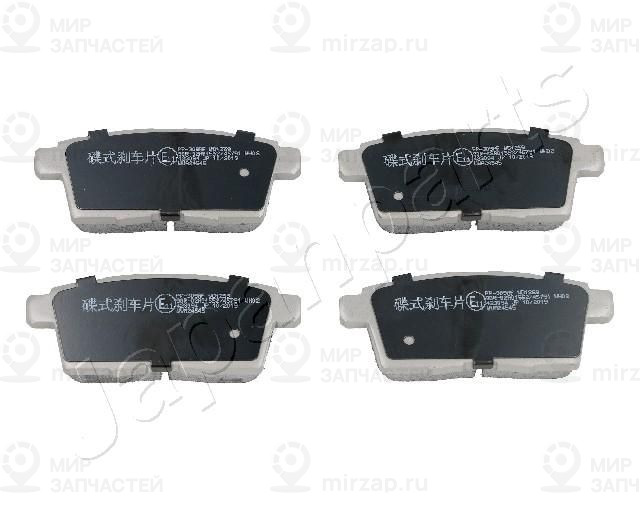 Комплект тормозных колодок, дисковый тормоз JAPANPARTS PP309AF