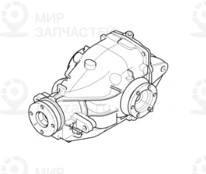 оборотный редуктор заднего моста I=3,46 ! заменен на 33107531624
 BMW 33107531625