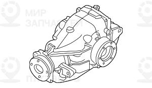 редуктор главной передачи I=4,44
 BMW 33107567993