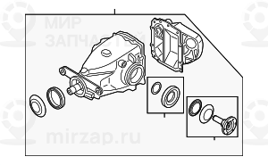 Редуктор главной передачи
 BMW 33107611129
