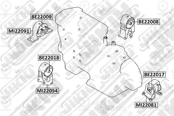 Запчасть Jikiu BE22017