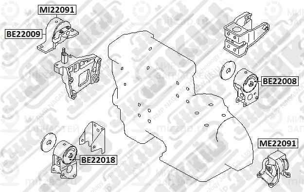 Запчасть Jikiu BE22018