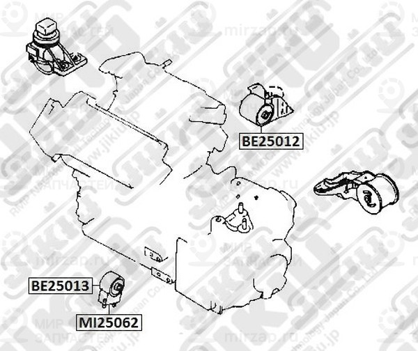 Запчасть Jikiu BE25013