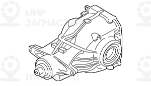 редуктор главной передачи I=2,47
 BMW 33107630816