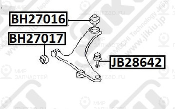 Запчасть Jikiu BH27016