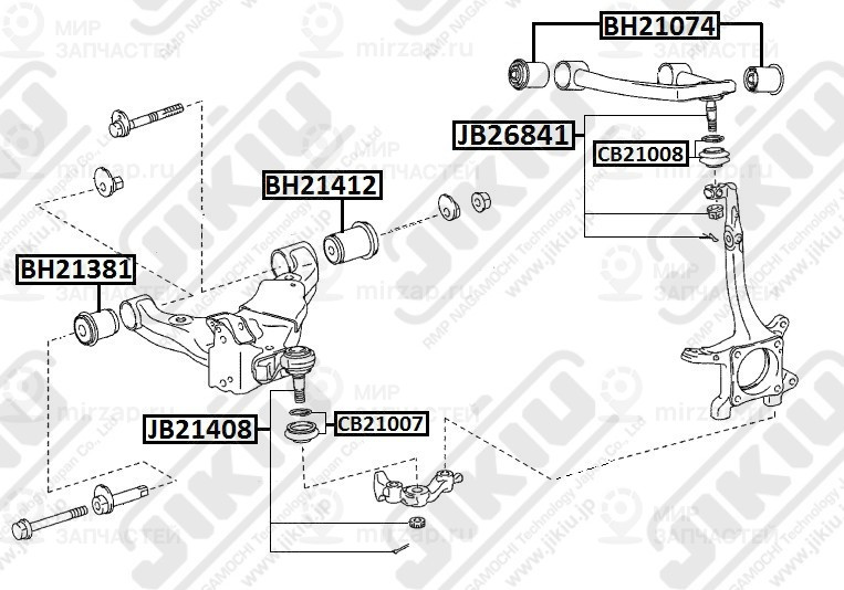 Запчасть Jikiu JB26841