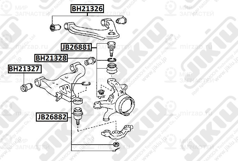 Запчасть Jikiu JB26882